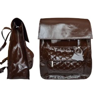 Mochila de Cuero - Café Mochila de Cuero - Café
