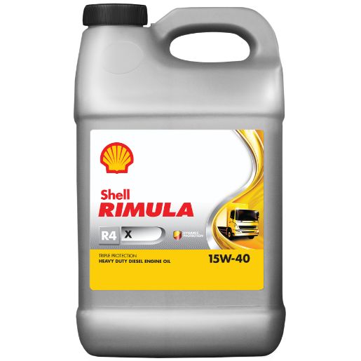 Aceite Rimula R4 X 15W-40 Shell 9,5Lts (2) para Vehículos Diesel