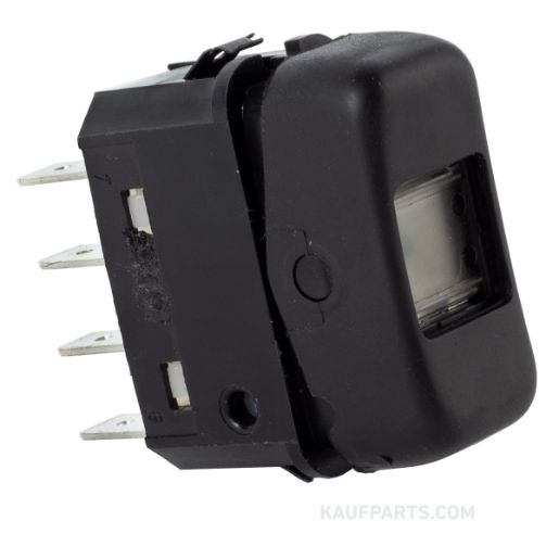 Interruptor 24v Negro Kostal para Mercedes-Benz LO, O 500, OF, OH, OHL