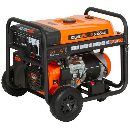 Generador monofasico - gasolina - partida electrica - 5.5kva