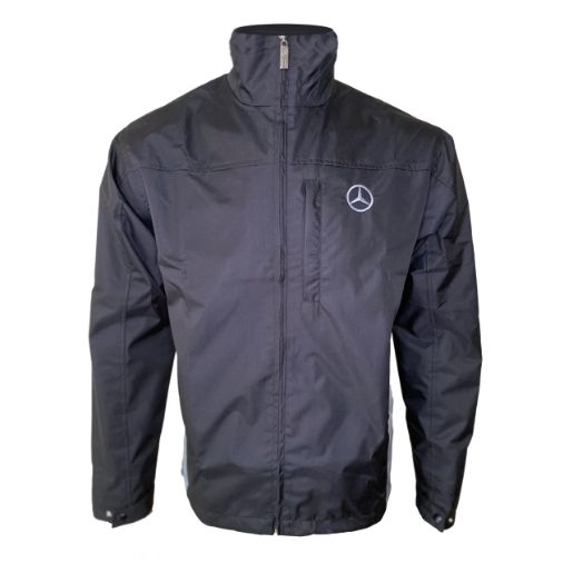 Cortaviento hombre hipora litte negro-plata