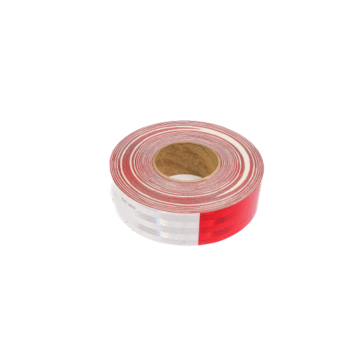 Cinta Reflectante 3M Rojo/Blanco X 45,7M