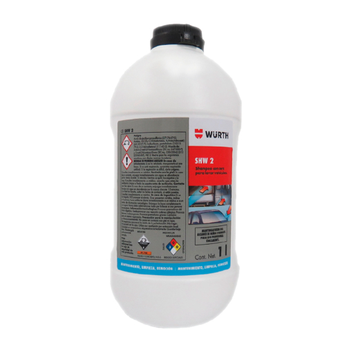 Shampoo Con Cera Wurth 1 Litro
