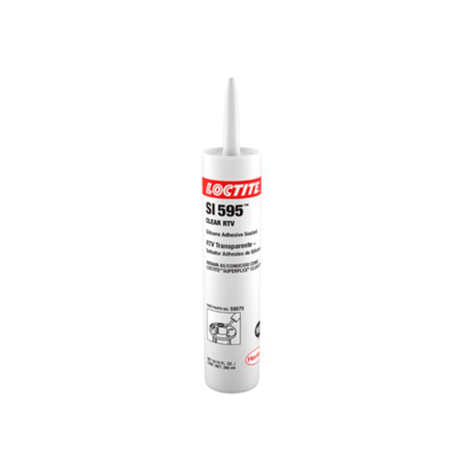Silicona Acética 595 Transparente 300ml Henkel - Sellador Adhesivo Transparente