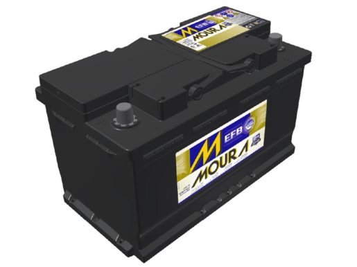 Bateria 12V 80AH 730 cca Borne Positivo Derecho EFB - Moura