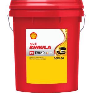 Rimula R2 Extra 20W50 20L Shell para motores diesel y gasolina