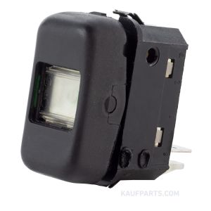 Interruptor 24v Negro Kostal para Mercedes-Benz LO, O 500, OF, OH, OHL