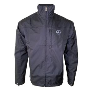 Cortaviento hombre hipora litte negro-plata