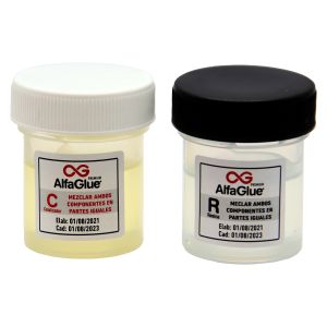 Pegamento epóxico transparente alfa glue