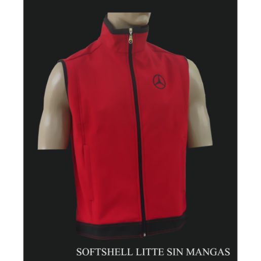 Chaqueta hombre sin mangas - softshell light - bicolor