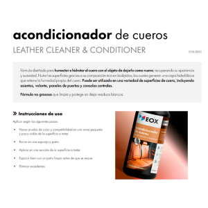 KIT Acondicionador de Cueros 470 ml - BOX